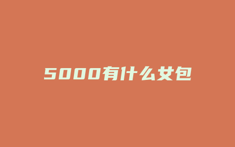 5000有什么女包