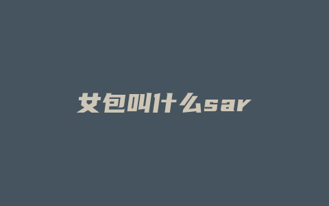 女包叫什么sar