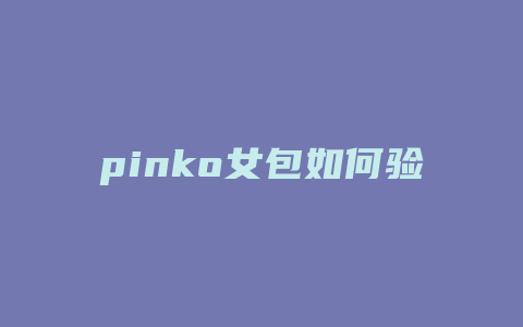 pinko女包如何验